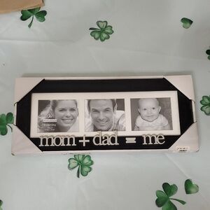 Malden Black and White Family Photo Frame